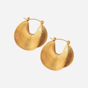 Waterproof, Sweatproof & Tarnish-free 18k gold plated women earring