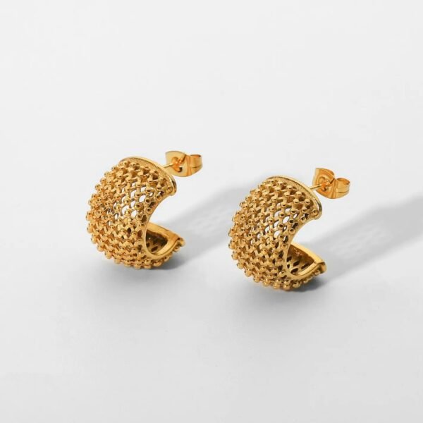 Waterproof, Sweatproof & Tarnish-free 18k gold plated women earring