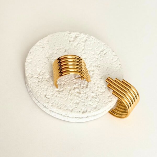 Waterproof, Sweatproof & Tarnish-free 18k gold plated women earring