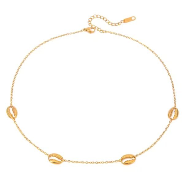 Waterproof, Sweatproof & Tarnish-free 18k gold plated women necklace