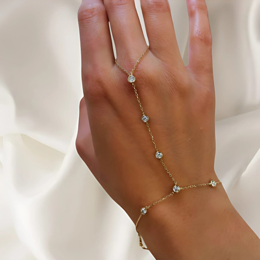 Waterproof, Sweatproof & Tarnish-free 18k gold plated women bracelet