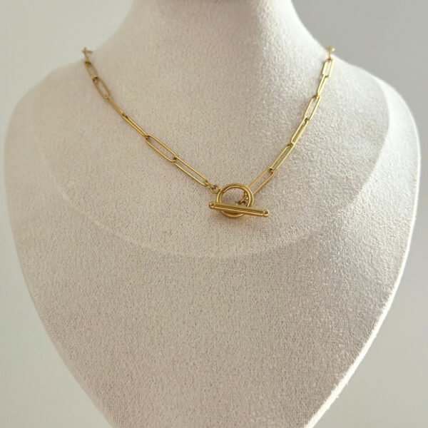 Waterproof, Sweatproof & Tarnish-free 18k gold plated women necklace