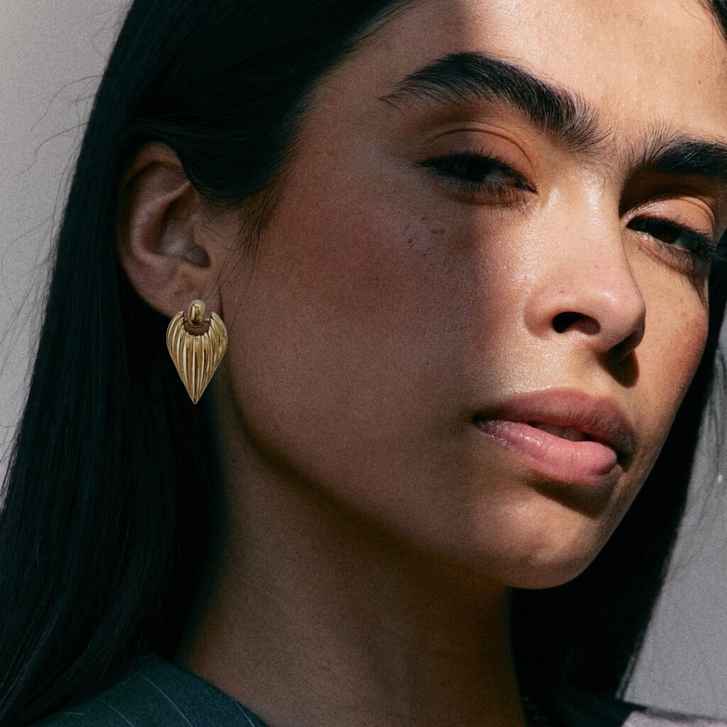 Waterproof, Sweatproof & Tarnish-free 18k gold plated women earring